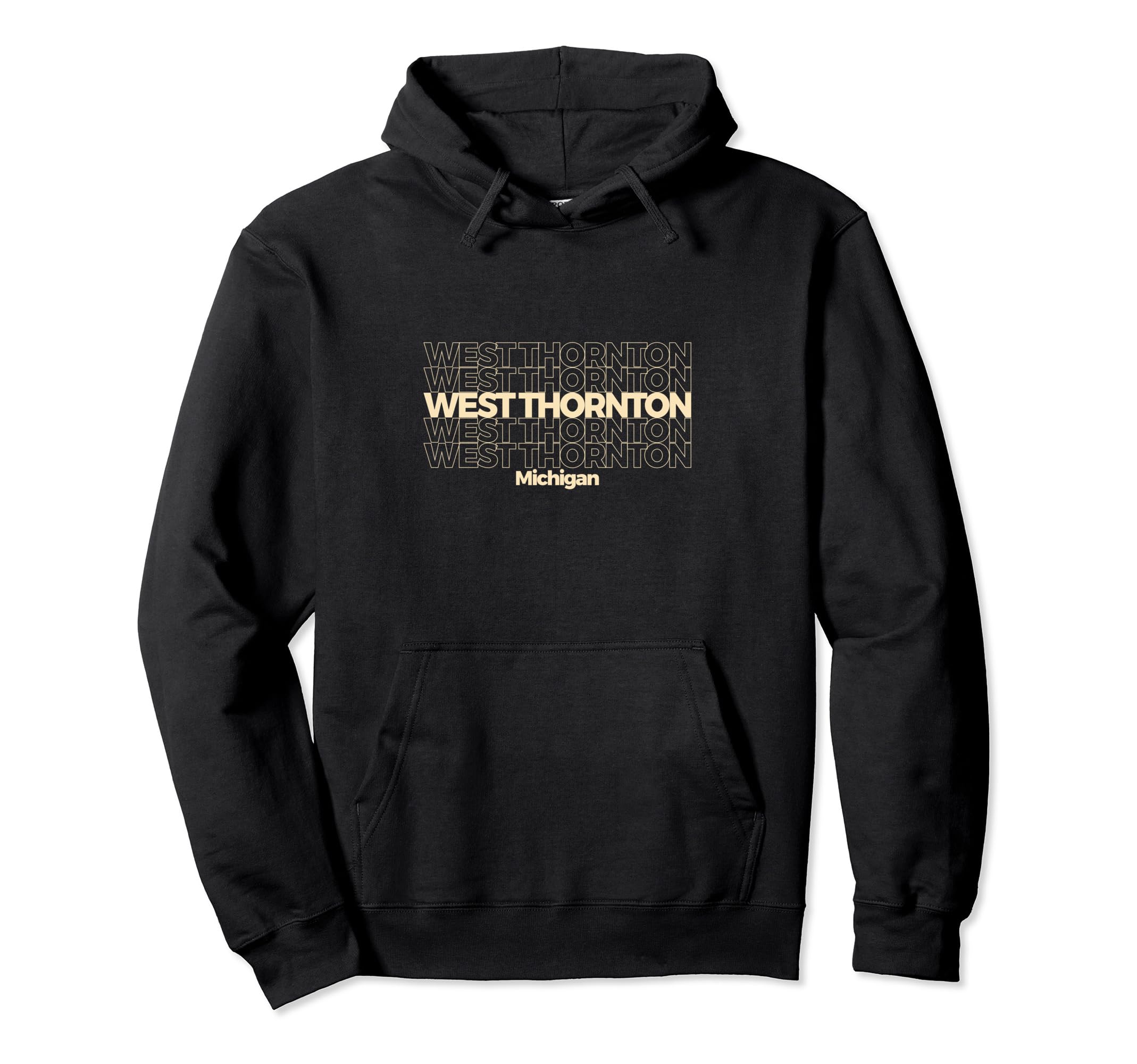 West Thornton New Hampshire Repeating Hoodie - Custom Art Print Men Women - T-Shirt, Sweatshirt, Hoodie
