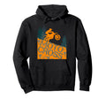Motocross Biker Motorbike And Hoodie - Fun Novelty Design for Adults - T-Shirt, Sweatshirt, Hoodie