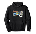 Riggins Idaho Travel Souvenir Postcard Hoodie - Graphic Print Men Women - T-Shirt, Sweatshirt, Hoodie