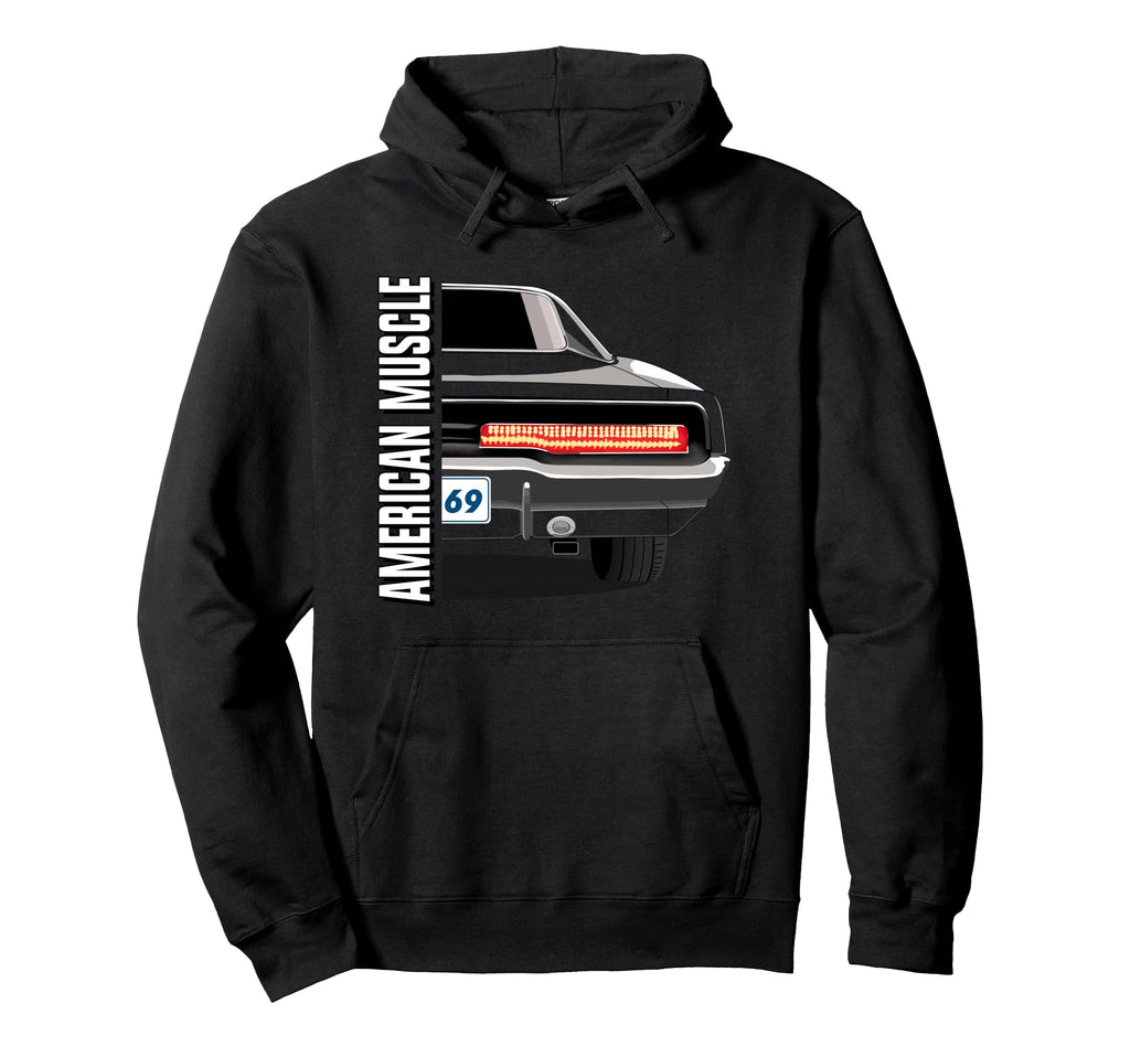 69 Charger Old School American Muscle Hoodie - Casual Everyday Wear Unisex - T-Shirt, Sweatshirt, Hoodie