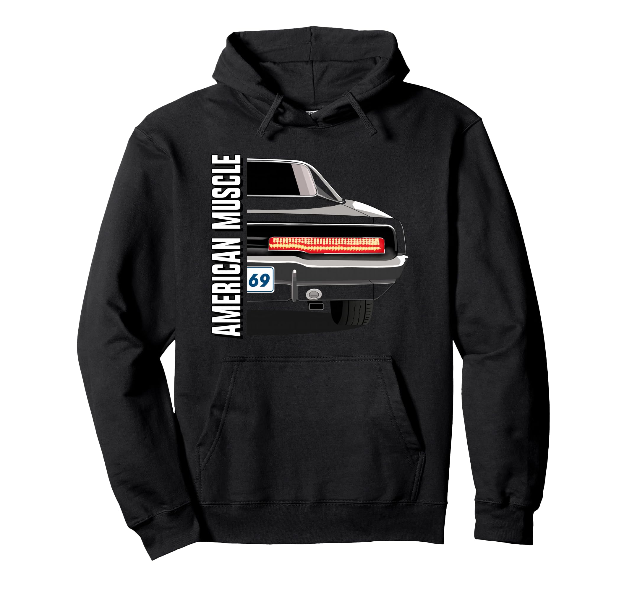 69 Charger Old School American Muscle Hoodie - Casual Everyday Wear Unisex - T-Shirt, Sweatshirt, Hoodie