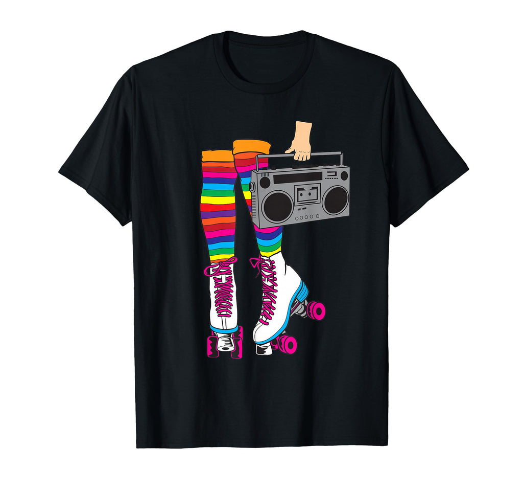 Rollerskates Funny 80S Roller Disco T-Shirt - Custom Art Print Unisex - T-Shirt, Sweatshirt, Hoodie