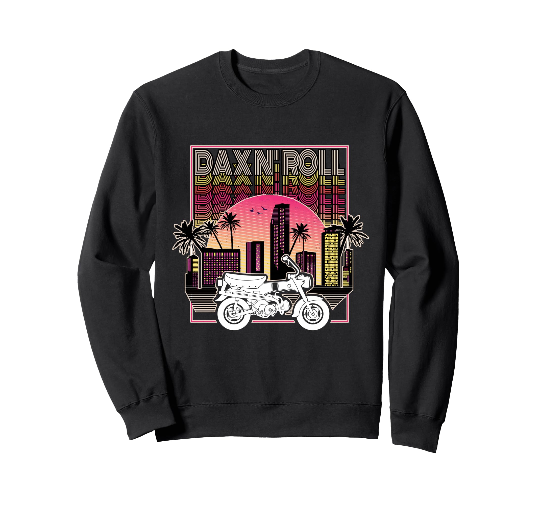 Dax Moped Motorcycle Japan Sweatshirt - Aesthetic Graphic Unisex - T-Shirt, Sweatshirt, Hoodie