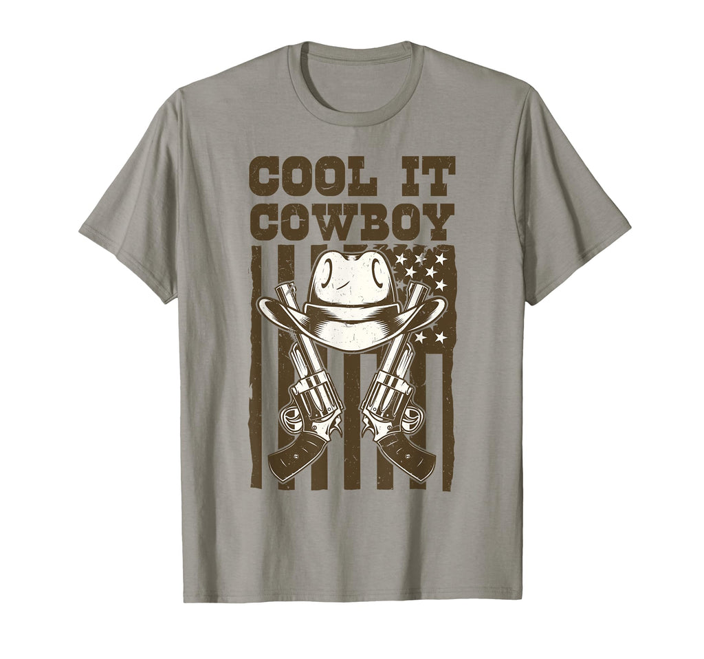It Cowboy Patriotic Usa Flag T-Shirt - Fun Novelty Design for Adults - T-Shirt, Sweatshirt, Hoodie