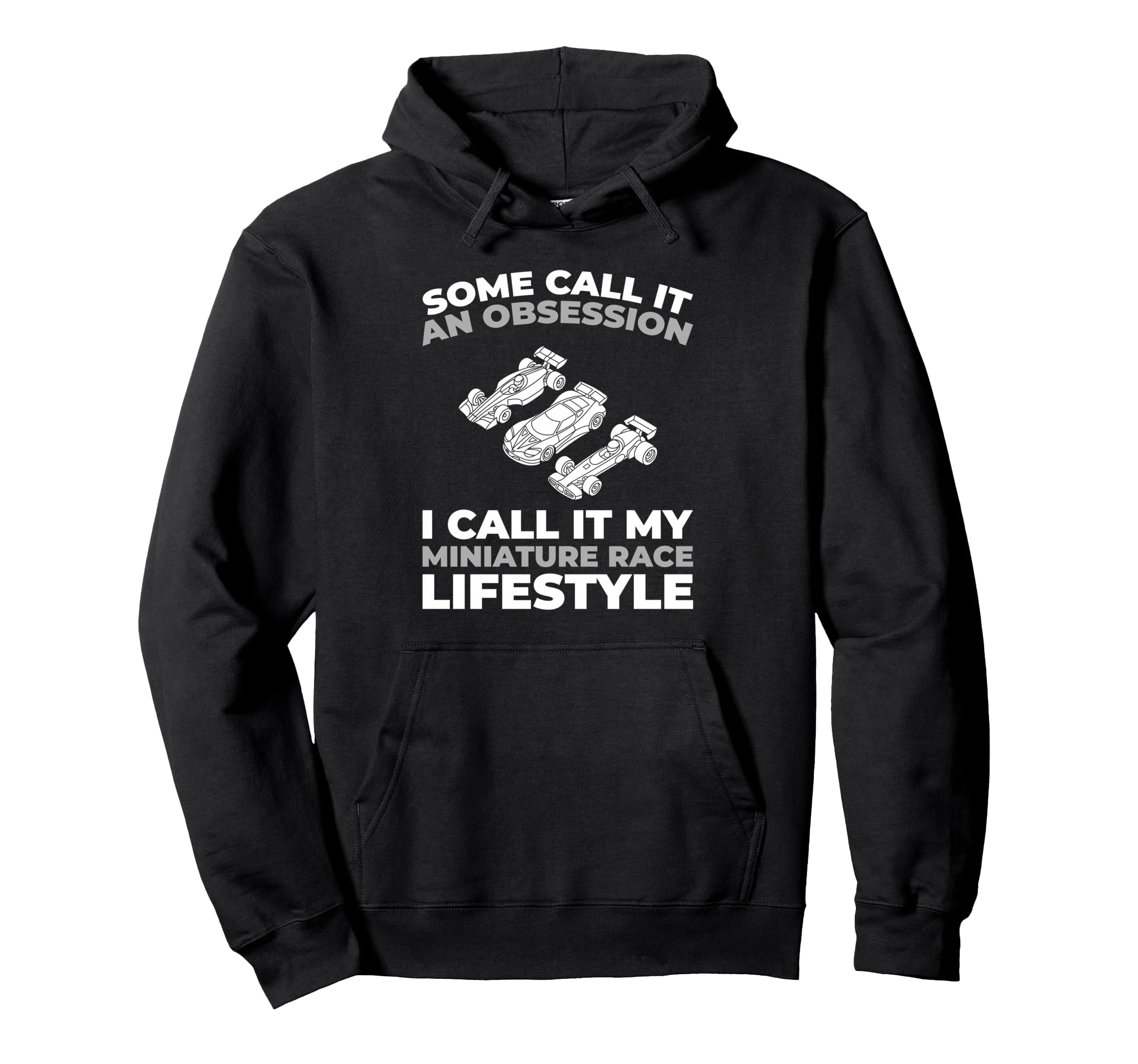 Slot Cars Hobby Miniature Track Slot Hoodie - Casual Everyday Wear Unisex - T-Shirt, Sweatshirt, Hoodie