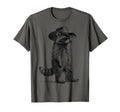 Raccoon Cowboy Cowgirl Western Country T-Shirt - Fun Novelty Design Unisex - T-Shirt, Sweatshirt, Hoodie