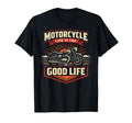 Motorcycle Biker Motorcycle Life Is T-Shirt - Minimalist Print for Adults - T-Shirt, Sweatshirt, Hoodie