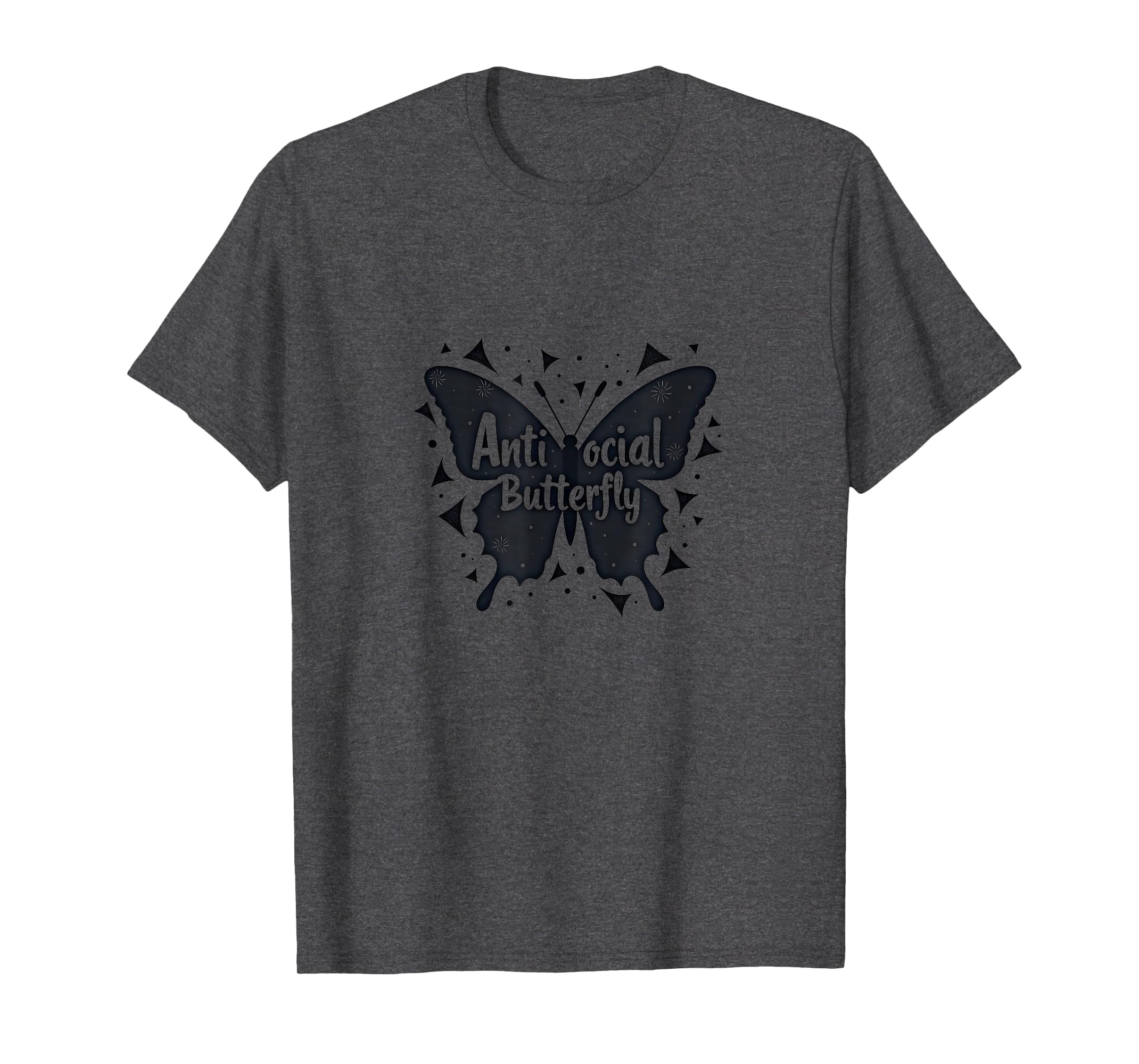 Antisocial Butterfly Ew People T-Shirt - Minimalist Print Men Women - T-Shirt, Sweatshirt, Hoodie