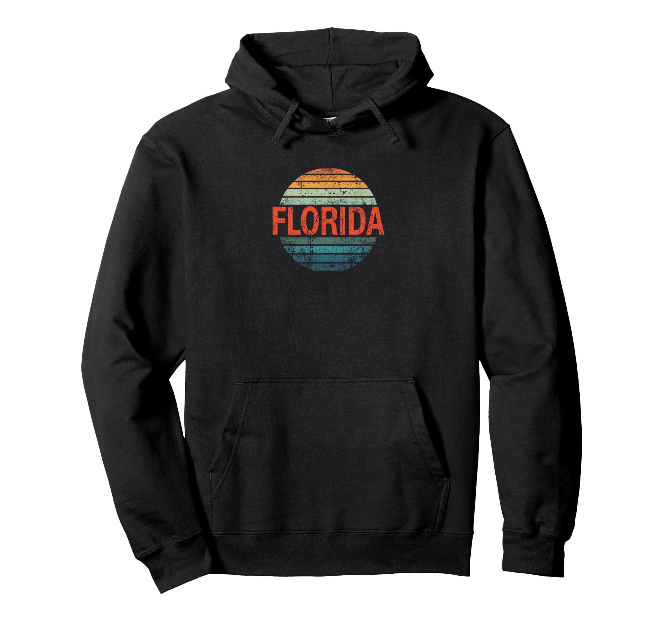 Florida Vacation Sunset 70S Hoodie - Custom Art Print Men Women - T-Shirt, Sweatshirt, Hoodie