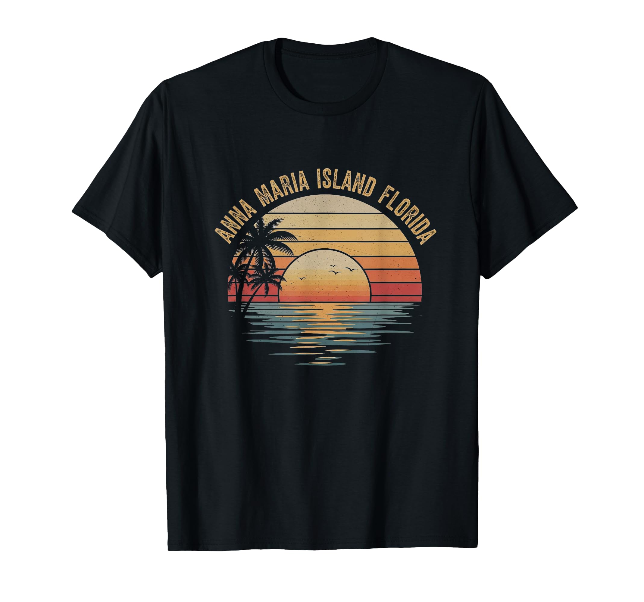 Anna Maria Island Florida Drawing Art T-Shirt - Minimalist Print Unisex - T-Shirt, Sweatshirt, Hoodie