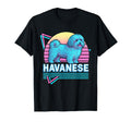 Havanese Dog Synthwave Aesthetic T-Shirt - Aesthetic Graphic for Adults - T-Shirt, Sweatshirt, Hoodie