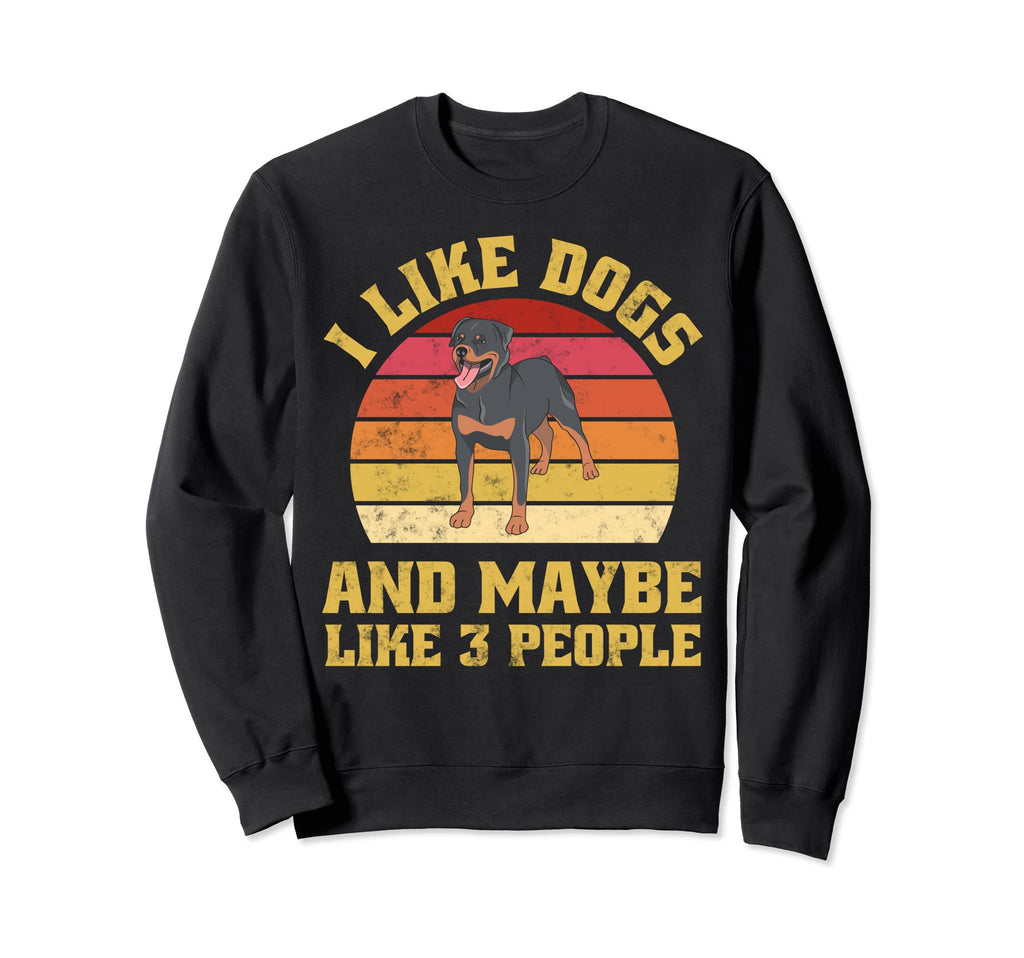 Funny Pets Animal Rottweiler Dog Sweatshirt - Custom Art Print Men Women - T-Shirt, Sweatshirt, Hoodie