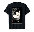 Asian Japanese Swans Woodblock T-Shirt - Custom Art Print for Adults - T-Shirt, Sweatshirt, Hoodie