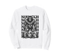 Linocut Sasquatch Forest Bigfoot Sweatshirt - Custom Art Print Men Women - T-Shirt, Sweatshirt, Hoodie