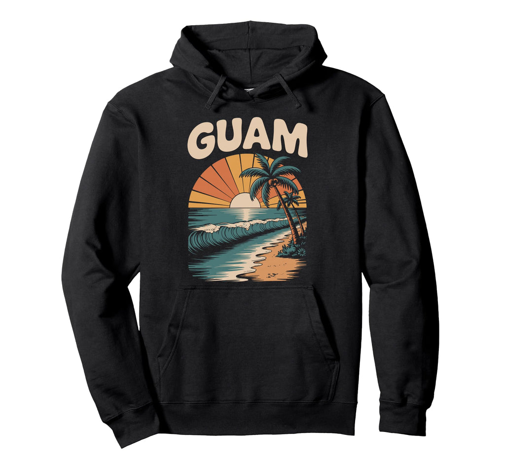 Guam Summer Beach Vacation Hoodie - Casual Everyday Wear for Adults - T-Shirt, Sweatshirt, Hoodie