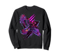 Vaporwave Falcon Geometric Sweatshirt - Casual Everyday Wear Men Women - T-Shirt, Sweatshirt, Hoodie