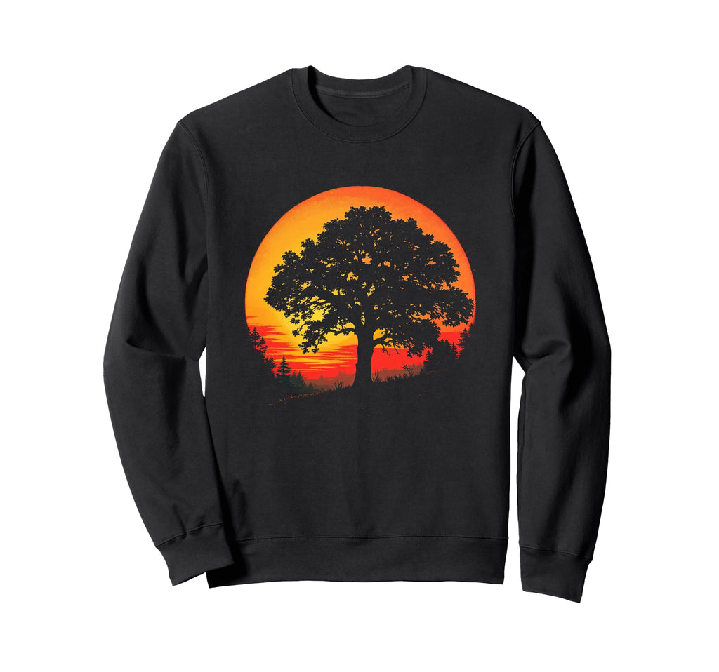 Inspired Tree Sunset Sweatshirt - Trendy Graphic for Adults - T-Shirt, Sweatshirt, Hoodie