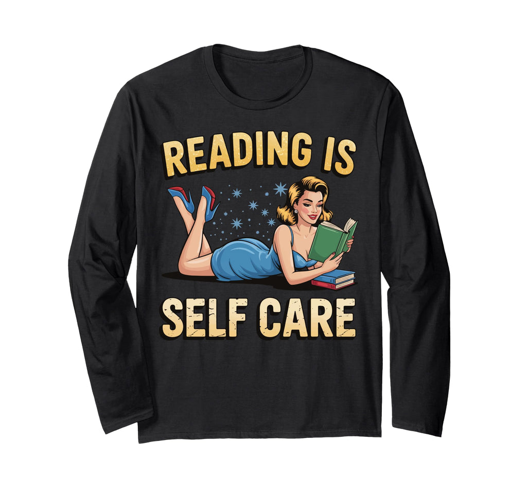 Reading Book Avid Reader Bibliophile T-Shirt - Custom Art Print for Adults - T-Shirt, Sweatshirt, Hoodie