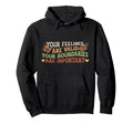 Mental Health Awareness Groovy Mental Hoodie - Casual Everyday Wear Unisex - T-Shirt, Sweatshirt, Hoodie