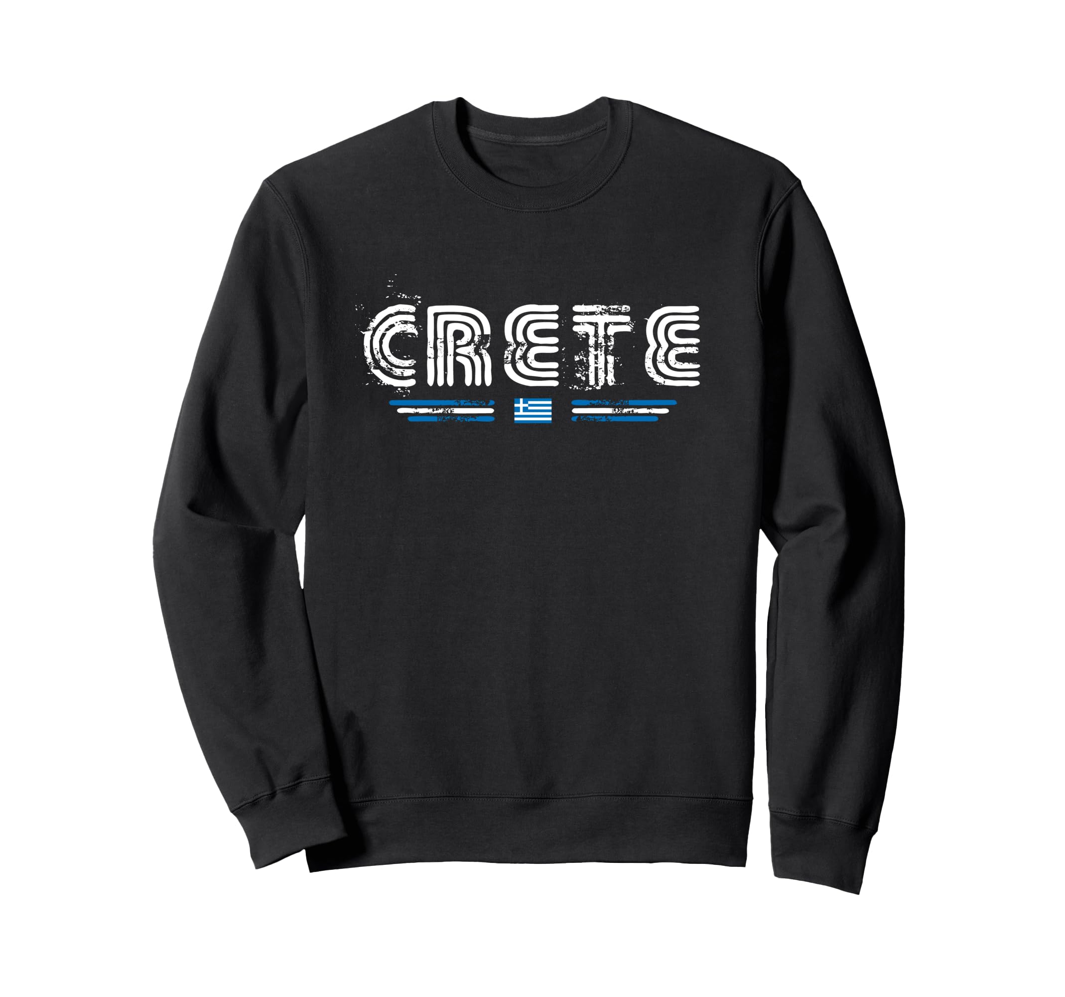 Crete Greece 70S 80S Type Sweatshirt - Custom Art Print Men Women - T-Shirt, Sweatshirt, Hoodie