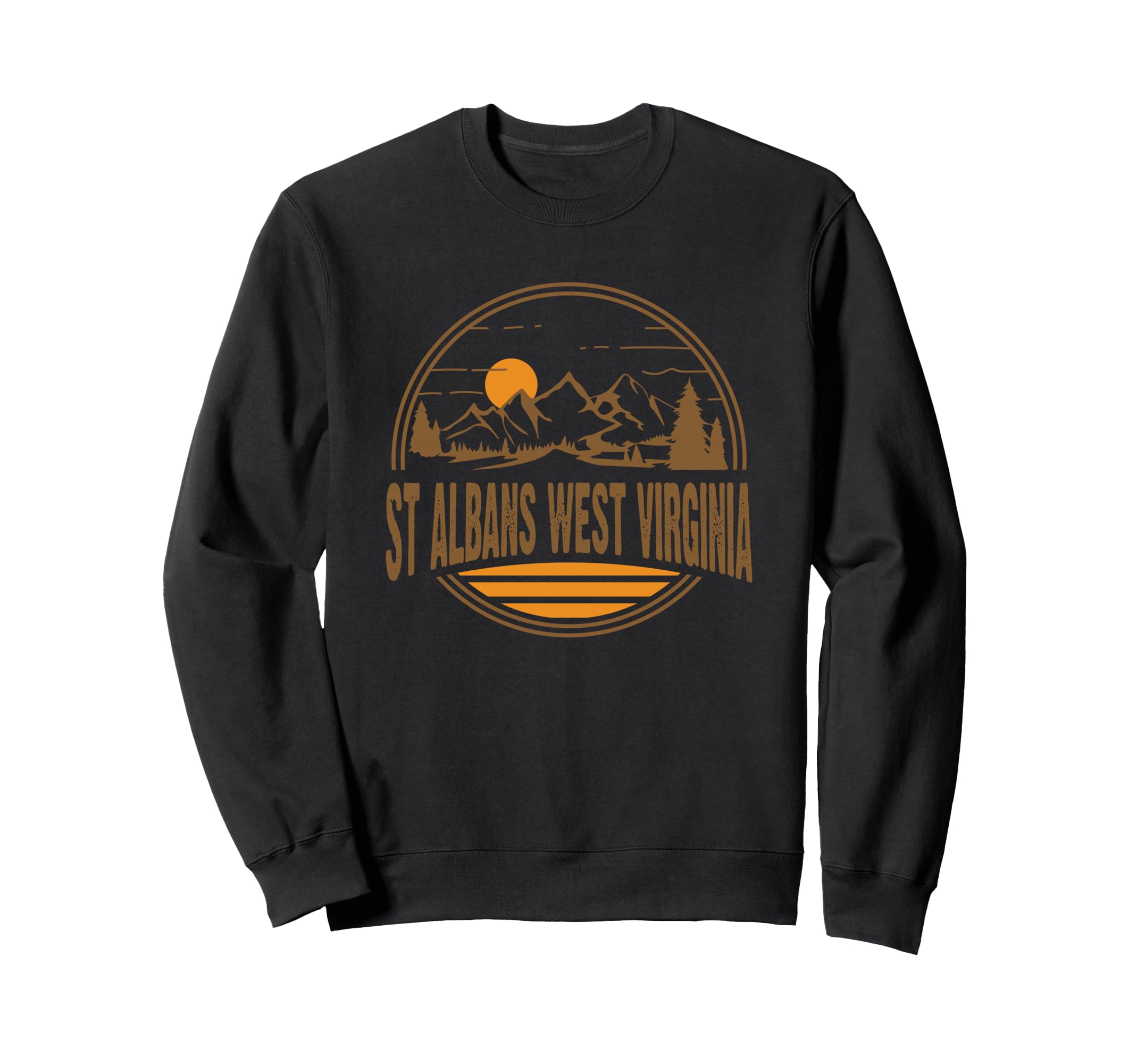 St Albans West Virginia State Gift Sweatshirt - Minimalist Print for Adults - T-Shirt, Sweatshirt, Hoodie