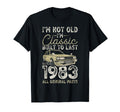 43Rd Birthday Since 1983 Car 43 Year Old T-Shirt - Graphic Print Unisex - T-Shirt, Sweatshirt, Hoodie
