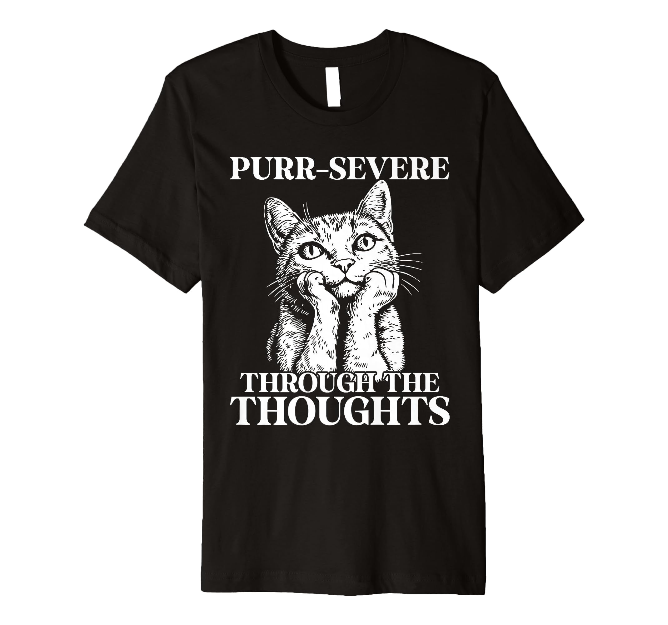 Funny Cat Overthinkers And Deep Minds T-Shirt - Unique Graphic Men Women - T-Shirt, Sweatshirt, Hoodie
