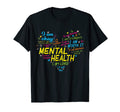 Mental Health Awareness Heart Mental T-Shirt - Minimalist Print Unisex - T-Shirt, Sweatshirt, Hoodie