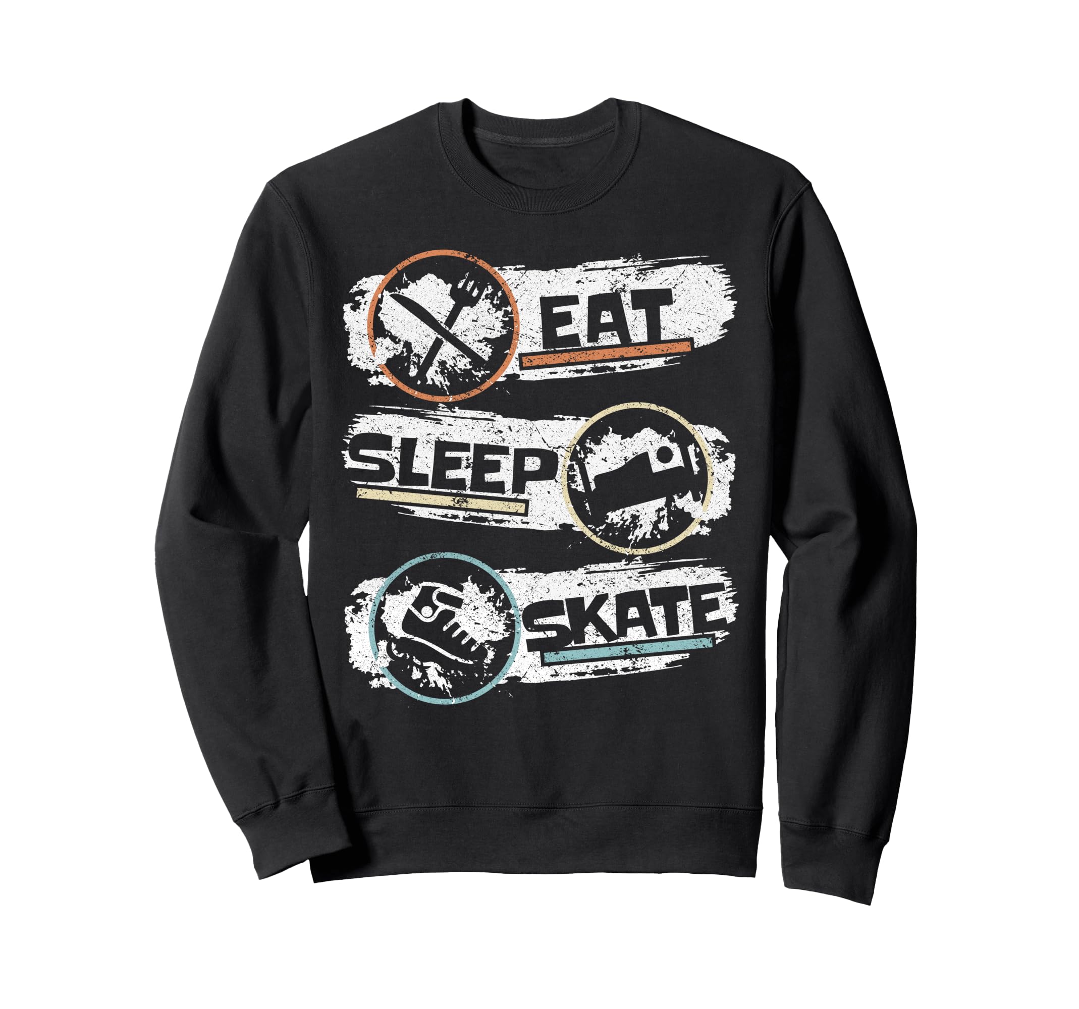 Roller Skating Skates 70S Roller Sweatshirt - Aesthetic Graphic for Adults - T-Shirt, Sweatshirt, Hoodie