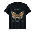 Fairy Grunge Fairycore Antisocial Butterfly T-Shirt - Trendy Graphic Unisex - T-Shirt, Sweatshirt, Hoodie