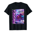 Fukuoka City 80S Synthwave Soft Toy T-Shirt - Minimalist Print Unisex - T-Shirt, Sweatshirt, Hoodie