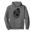 Linocut Flower Block Peonies Boho Hoodie - Trendy Graphic Unisex - T-Shirt, Sweatshirt, Hoodie