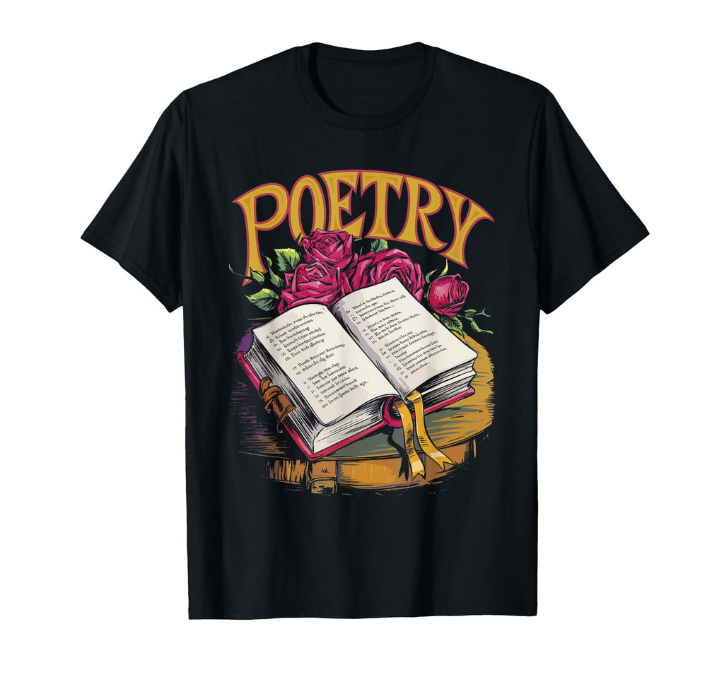 Poetry Distressed Typography T-Shirt - Casual Everyday Wear Unisex - T-Shirt, Sweatshirt, Hoodie