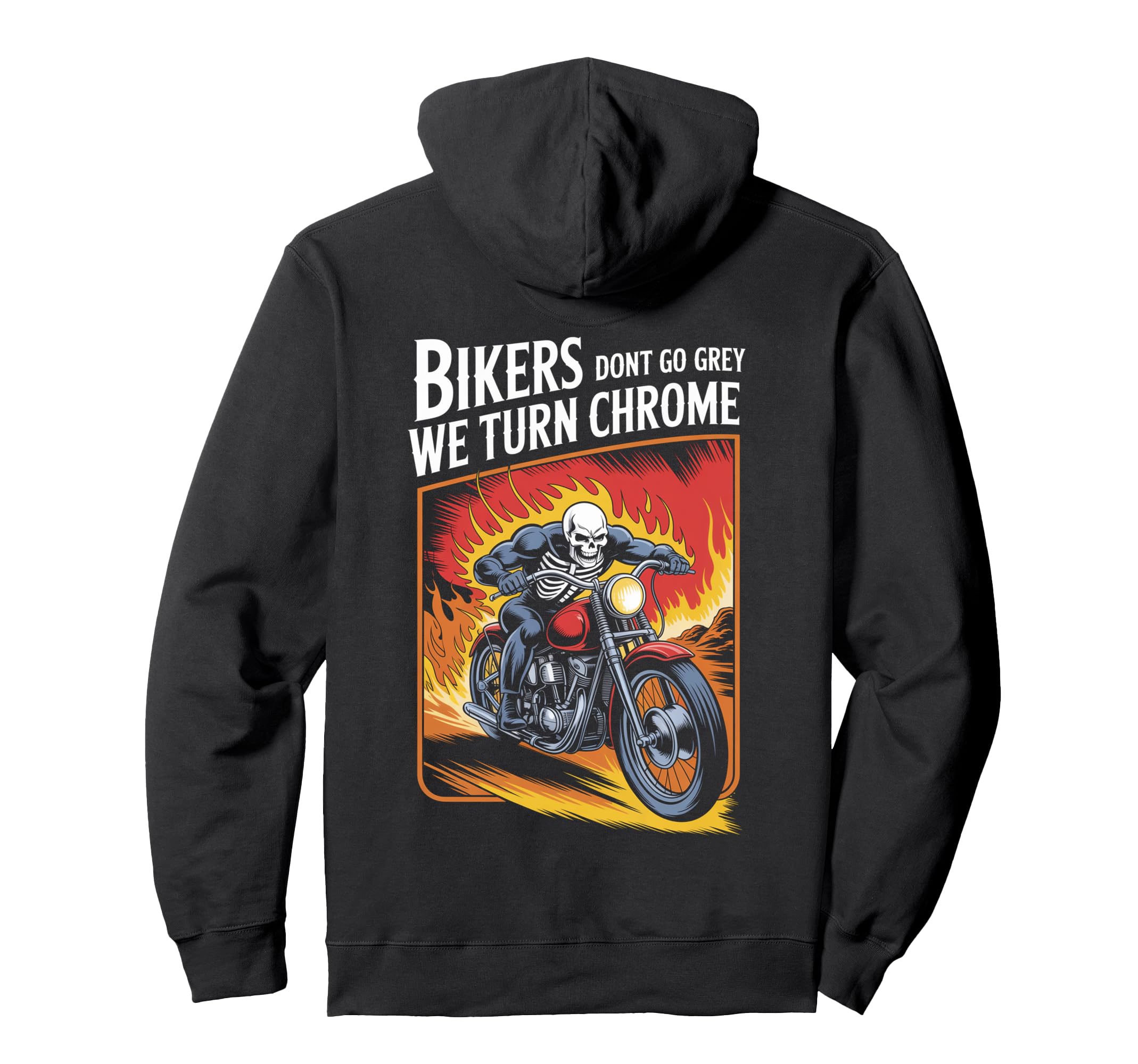 Motorcycle Funny Riding Biker Outfit Hoodie - Minimalist Print Men Women - T-Shirt, Sweatshirt, Hoodie
