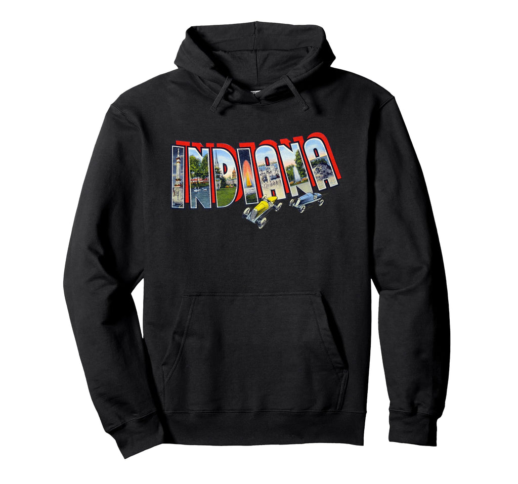 Indiana Souvenir Hoodie - Custom Art Print for Adults - T-Shirt, Sweatshirt, Hoodie