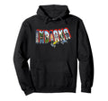 Indiana Souvenir Hoodie - Custom Art Print for Adults - T-Shirt, Sweatshirt, Hoodie