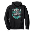 Motorcycle Biker 2 Wheels Move Soul Hoodie - Aesthetic Graphic Unisex - T-Shirt, Sweatshirt, Hoodie