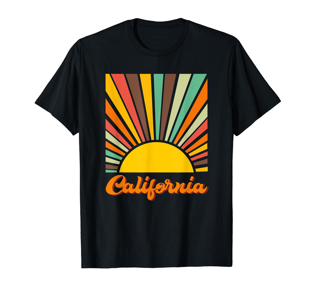 California Dreaming Sunset Waves West Coast T-Shirt - Unique Graphic Unisex - T-Shirt, Sweatshirt, Hoodie