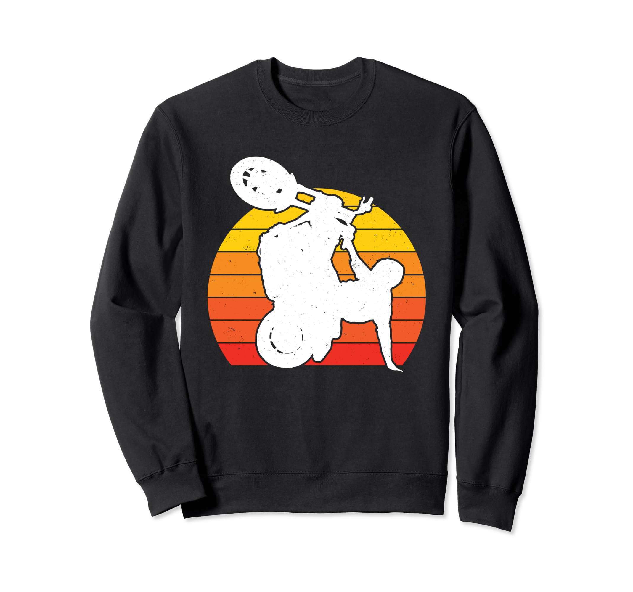 Wheelie Motorcycle Rider Stunt Sweatshirt - Streetwear Style Men Women - T-Shirt, Sweatshirt, Hoodie