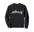 Indoorsy Funny Stay Inside Loner Shy Sweatshirt - Graphic Print for Adults - T-Shirt, Sweatshirt, Hoodie