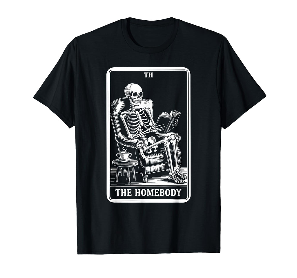 Homebody Tarot Indoorsy Antisocial T-Shirt - Graphic Print for Adults - T-Shirt, Sweatshirt, Hoodie