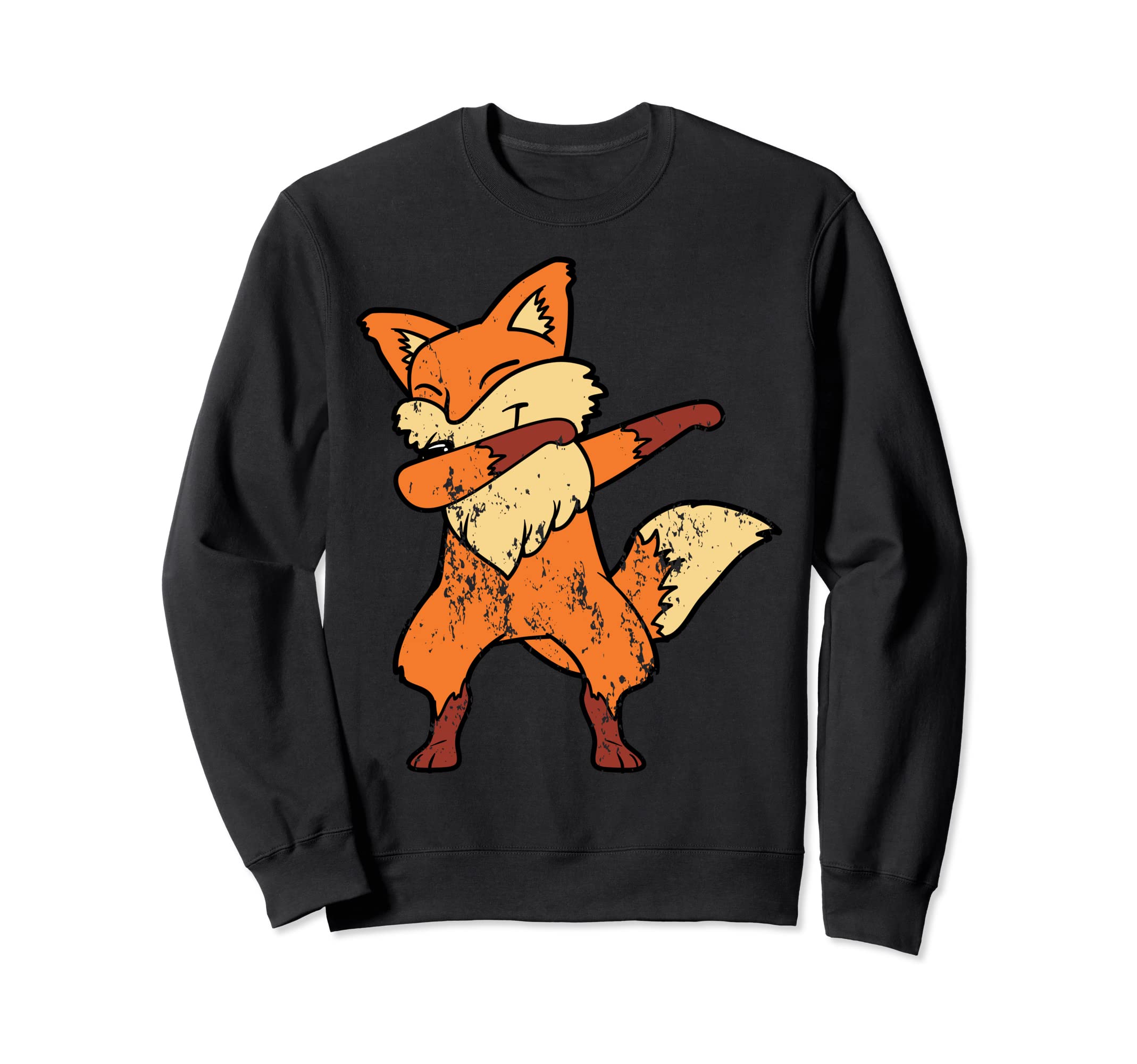 Fox Animal Dabbing Dab Dancing Sweatshirt - Trendy Graphic Men Women - T-Shirt, Sweatshirt, Hoodie