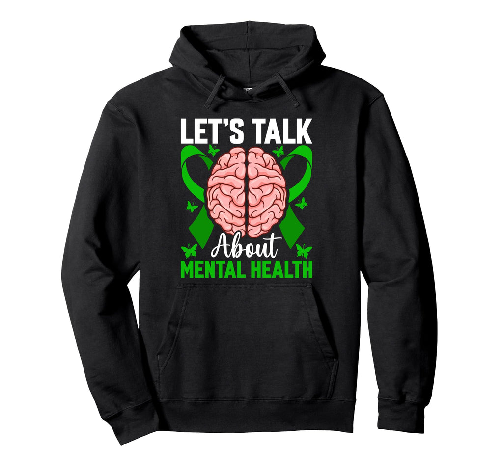 Mental Health Awareness Ribbon Sweatshirt - Fun Novelty Design for Adults - T-Shirt, Sweatshirt, Hoodie
