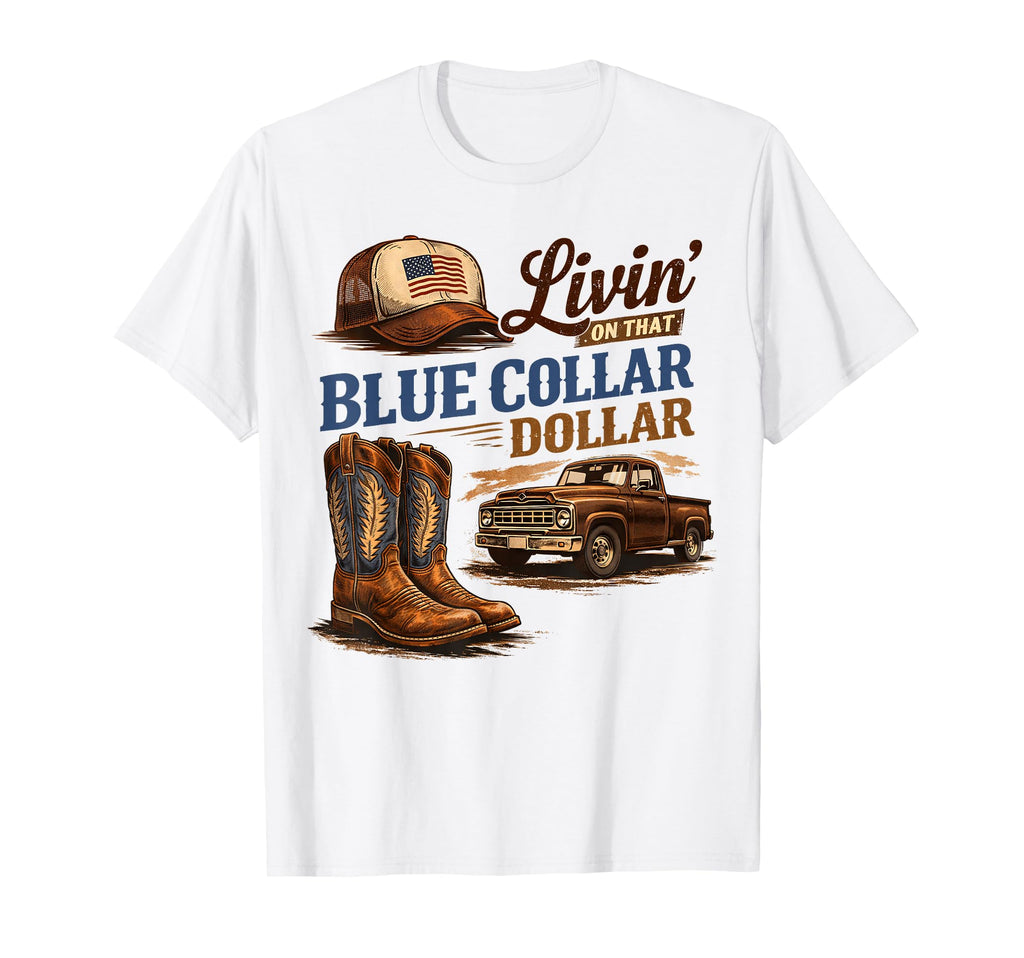Country Western Life Cowboys Livin That T-Shirt - Aesthetic Graphic Unisex - T-Shirt, Sweatshirt, Hoodie