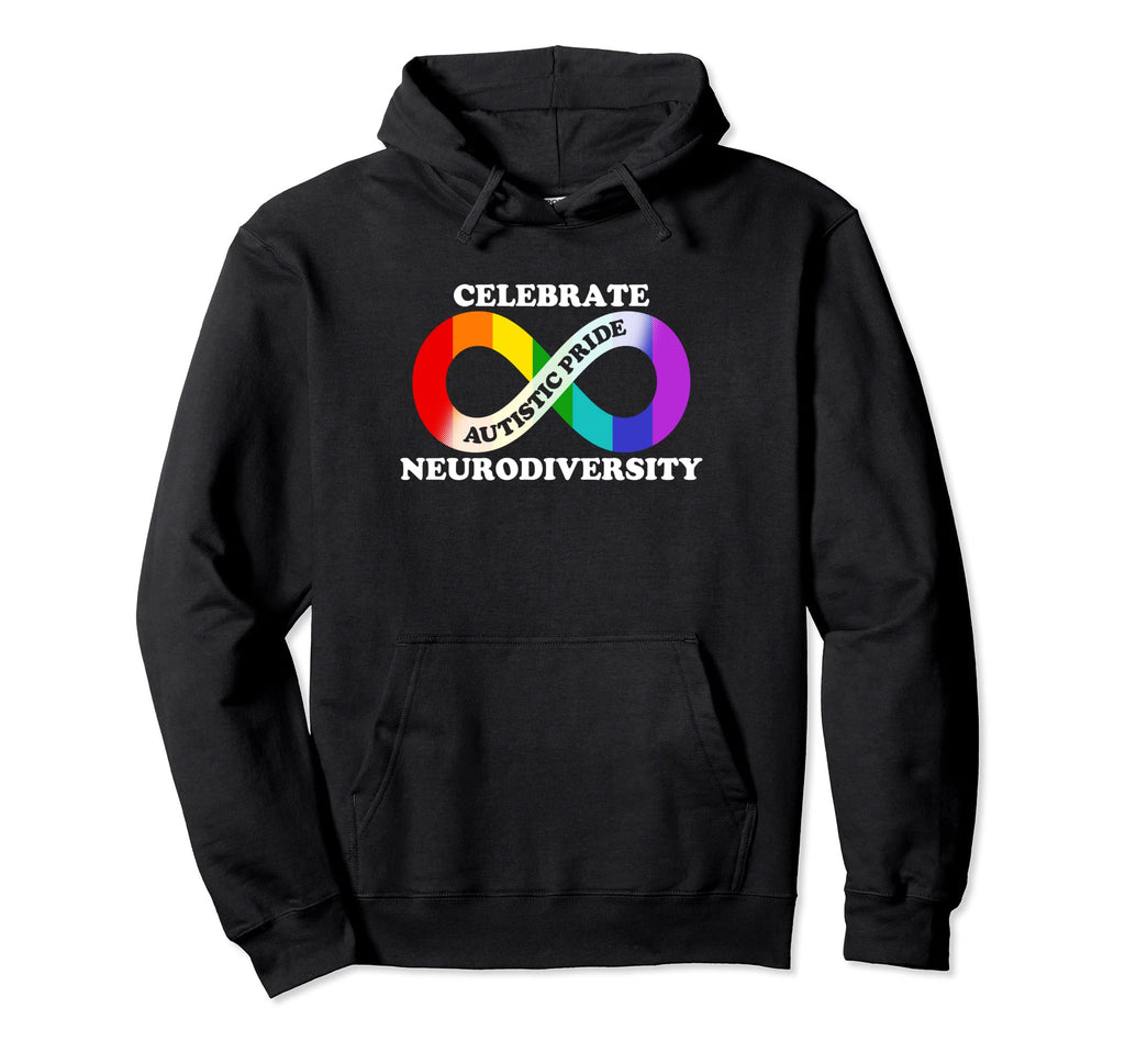 Autism Autistic Pride Day Celebrate Hoodie - Minimalist Print Men Women - T-Shirt, Sweatshirt, Hoodie