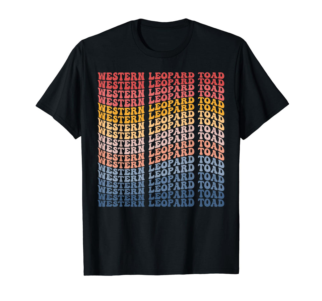 Western Leopard Toad Groovy Amphibian T-Shirt - Graphic Print Men Women - T-Shirt, Sweatshirt, Hoodie