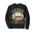 1972 Born 1972 Sunset Vinyl Record Sweatshirt - Novelty Apparel for Adults - T-Shirt, Sweatshirt, Hoodie