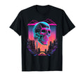 Skull Vaporwave Retrowave Aesthetic T-Shirt - Streetwear Style for Adults - T-Shirt, Sweatshirt, Hoodie