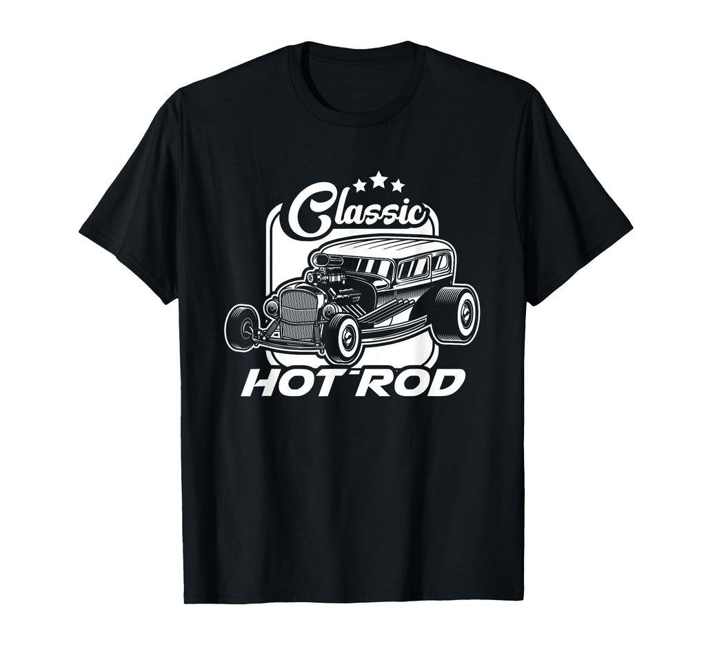 Hot Rod Old American Cars Automobile T-Shirt - Novelty Apparel Men Women - T-Shirt, Sweatshirt, Hoodie