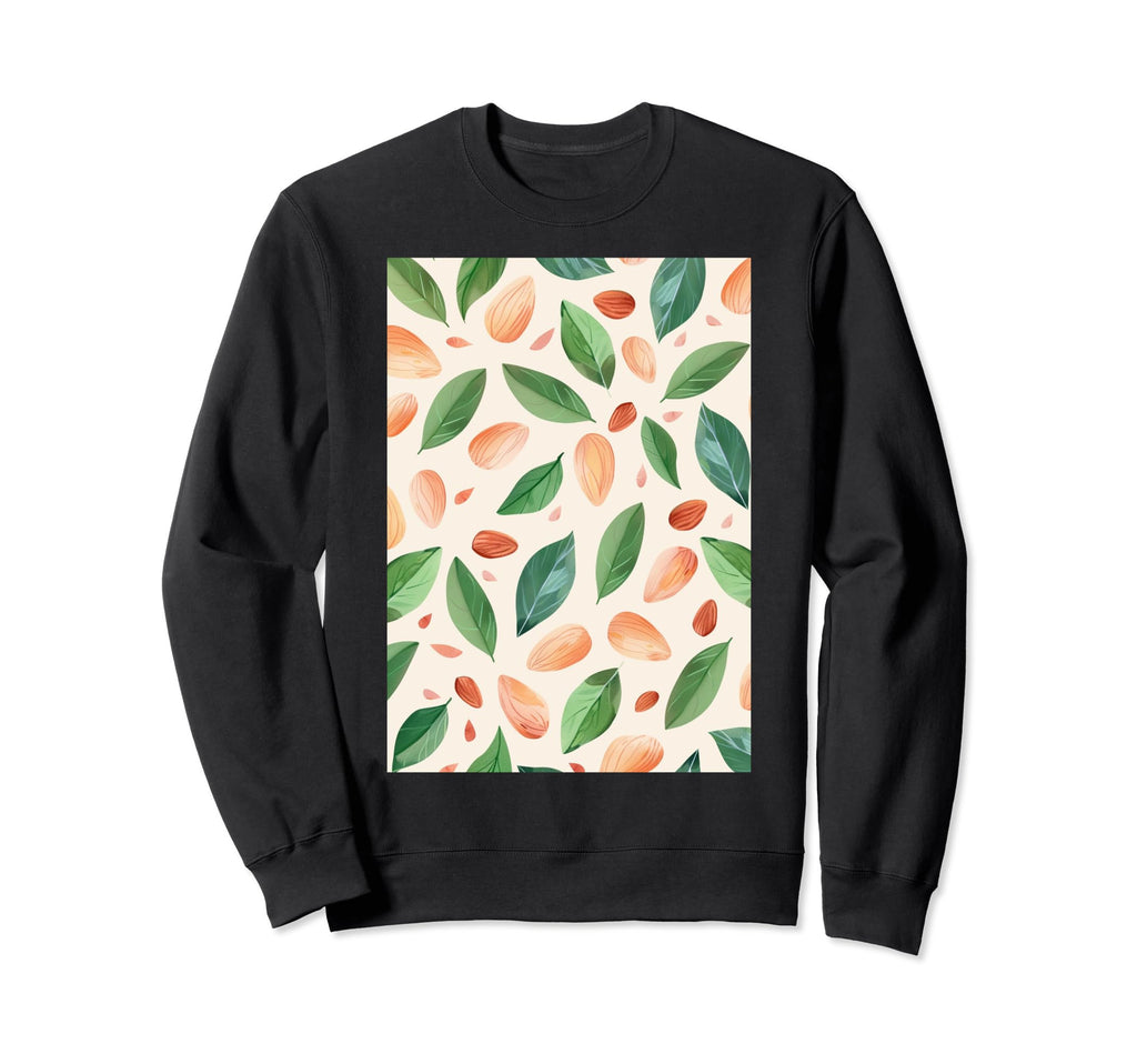 Pattern Art Almond Sweatshirt - Fun Novelty Design Unisex - T-Shirt, Sweatshirt, Hoodie